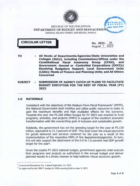bpi authorization letter 2023|CIRCULAR LETTER NO. CL.